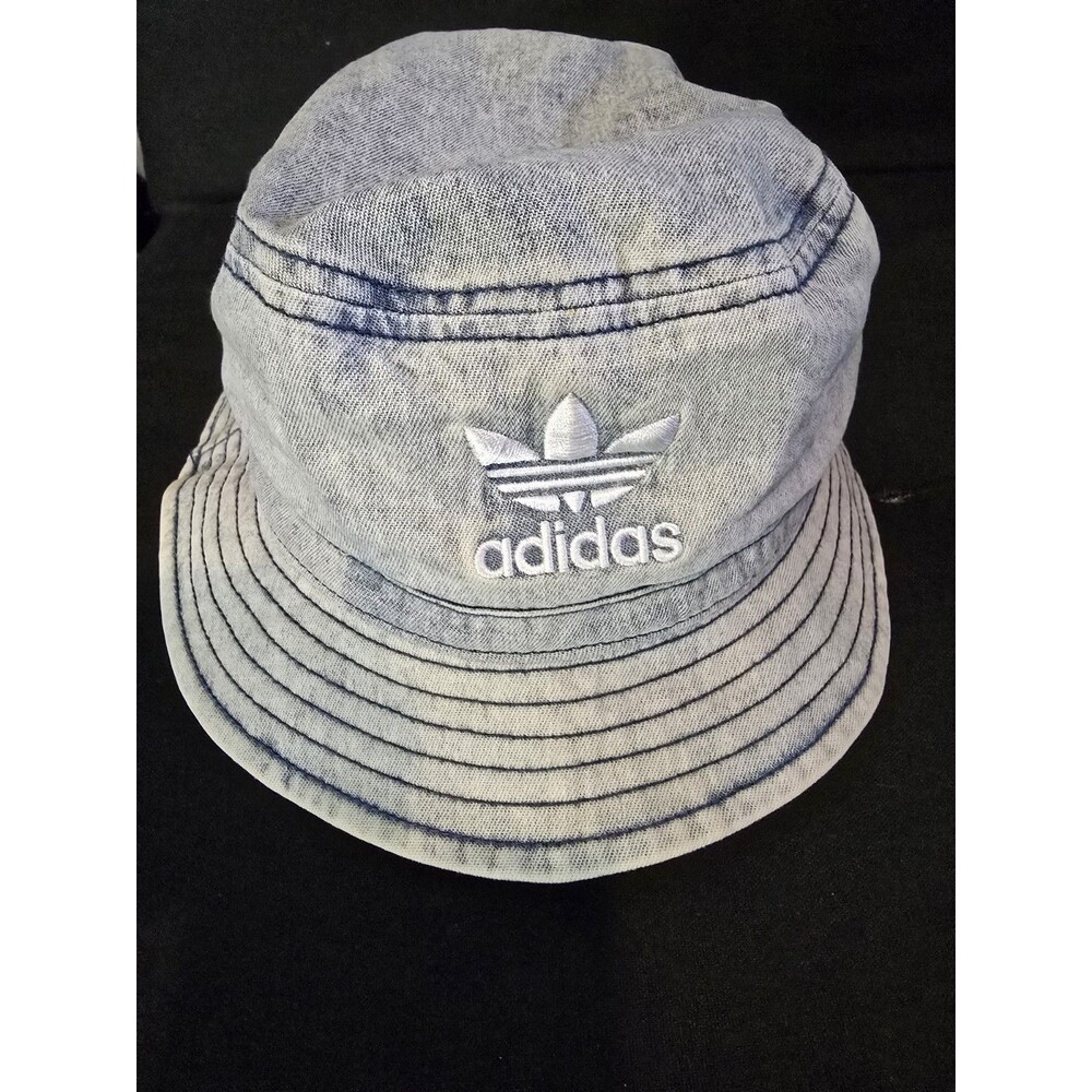 Adidas Originals Y2K Acid Wash Denim Bucket Hat Streetwear‎ Unisex OSFM